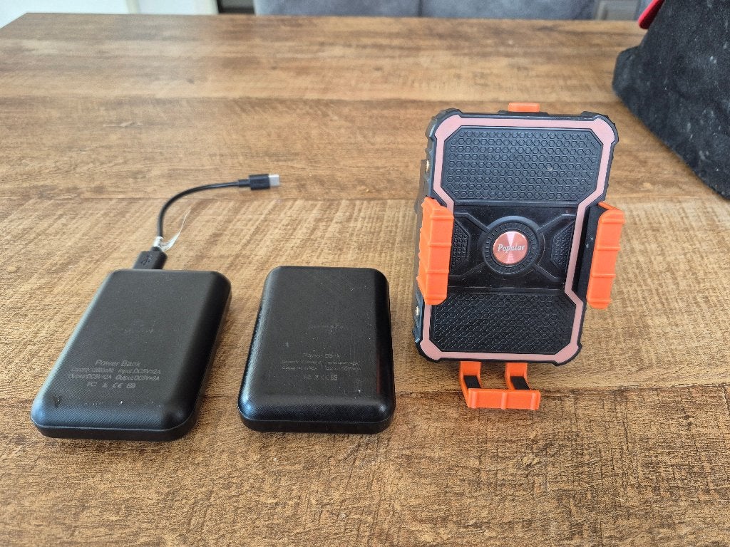 Fiets-telefoonhouder en 2 powerbanks, Ophalen of Verzenden, Zo goed als nieuw