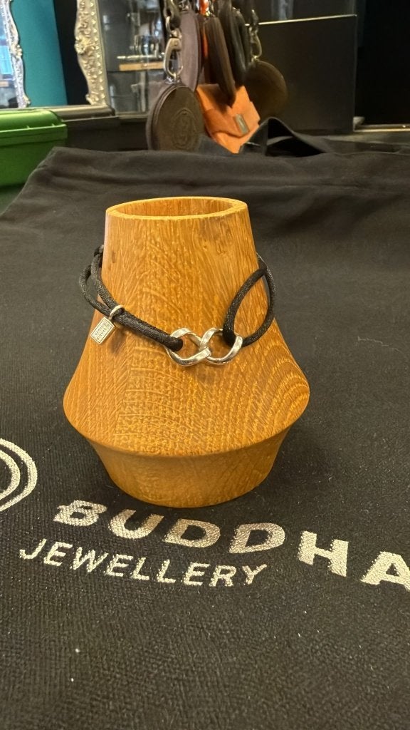 BUDDHA TO BUDDHA ARMBAND TYPE 135BL M CHAIN XS CORD € 49,95, Ophalen of Verzenden, Zo goed als nieuw, Zilver, Zilver