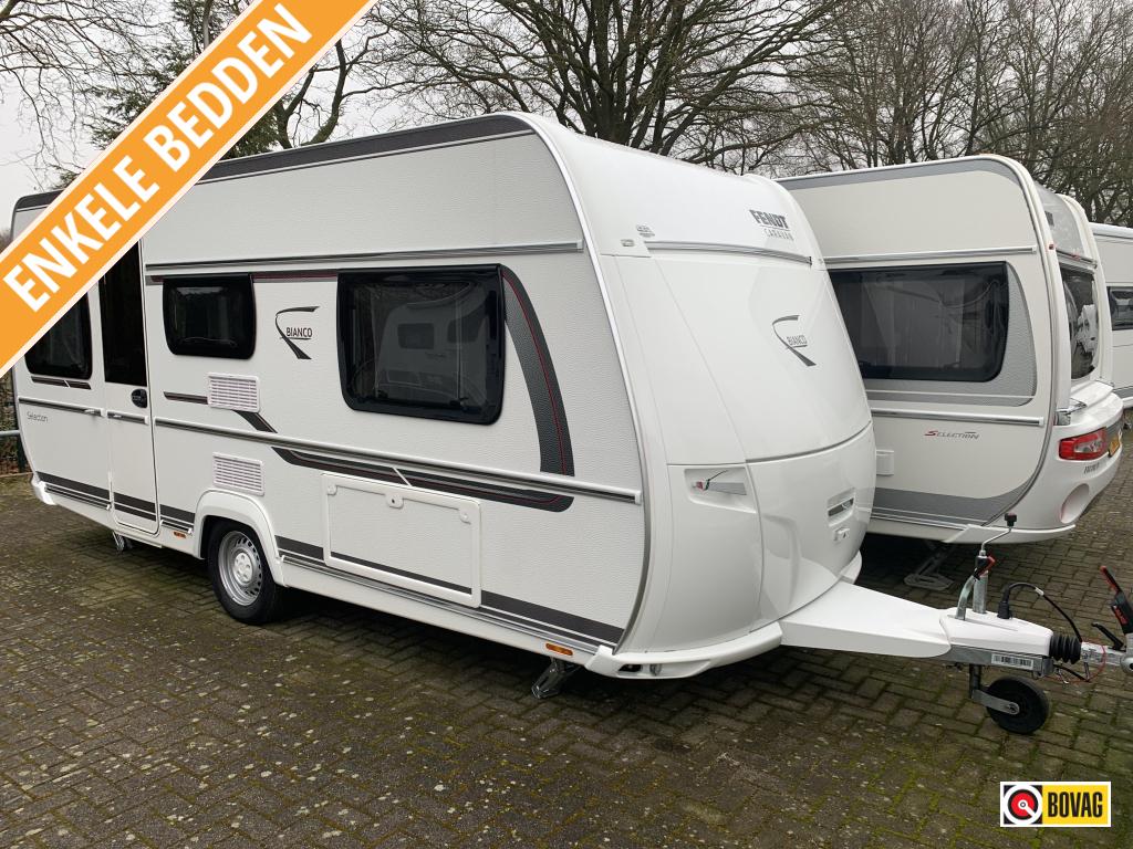 Fendt Bianco Selection 465 TG Ultraheat/Vloerverwarming, Caravans en Kamperen, Caravans, Schokbreker, Standaardzit, Bedrijf, Fendt