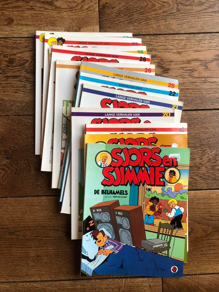 12x sjors en Sjimmie, Boeken, Eén comic, Ophalen of Verzenden, Zo goed als nieuw, Europa