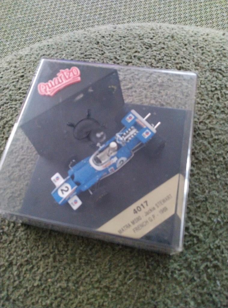 Quartzo Matra MS80 Jackie Stewart French GP 1969, Overige merken, 1:50 of kleiner, Auto, Ophalen of Verzenden