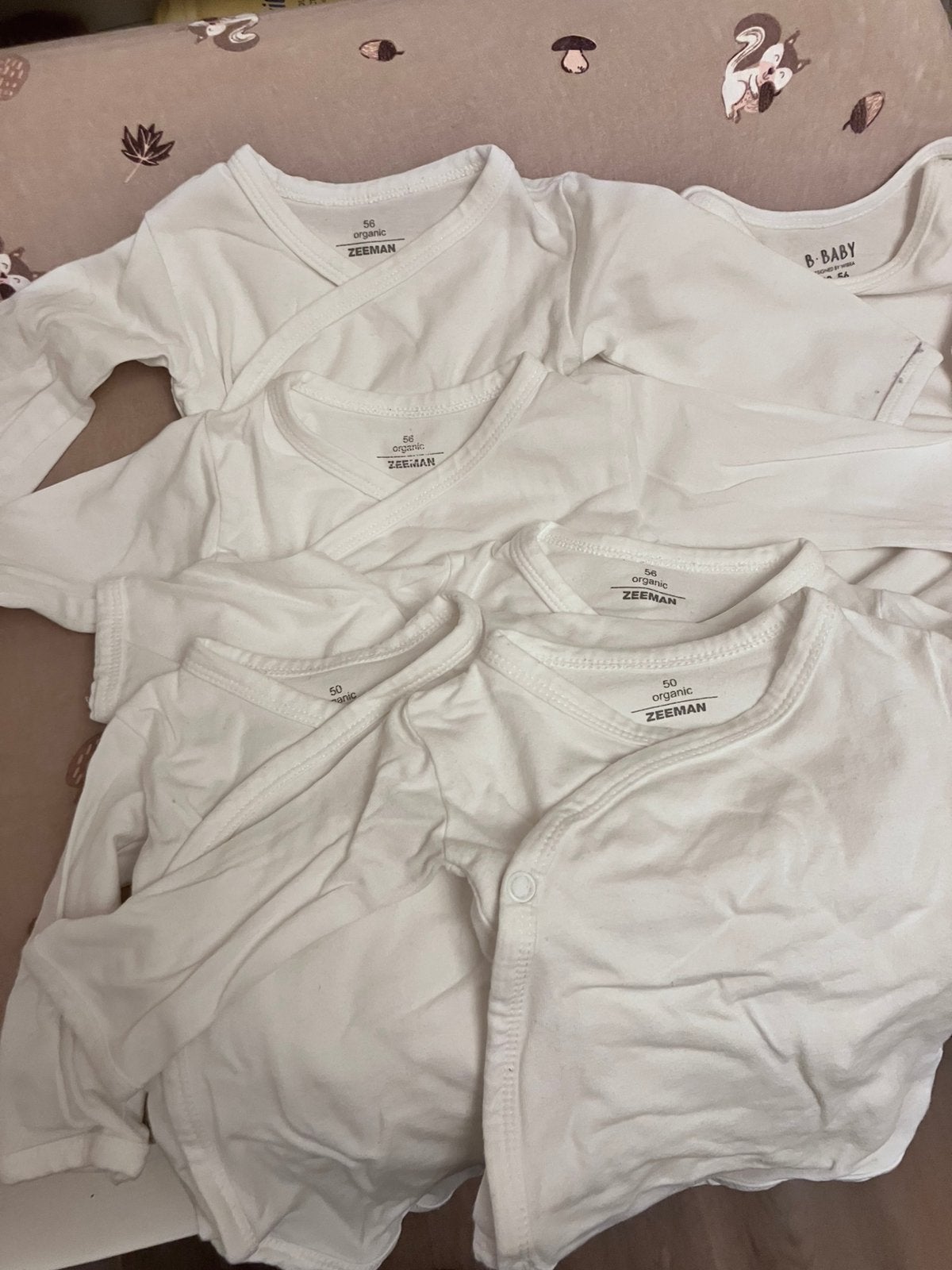 Rompertjes maat 50-56, Ophalen of Verzenden, Zo goed als nieuw, Jongetje of Meisje, Nacht- of Onderkleding