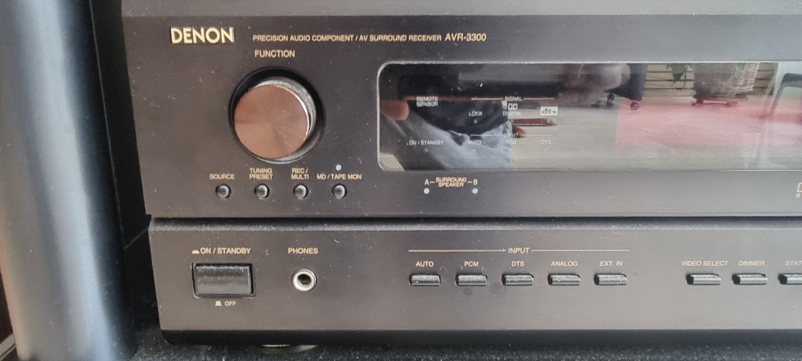 Denon AVR-3300 Receiver en DRA-455 Stereo Receiver, Ophalen, Gebruikt, Denon, 120 watt of meer
