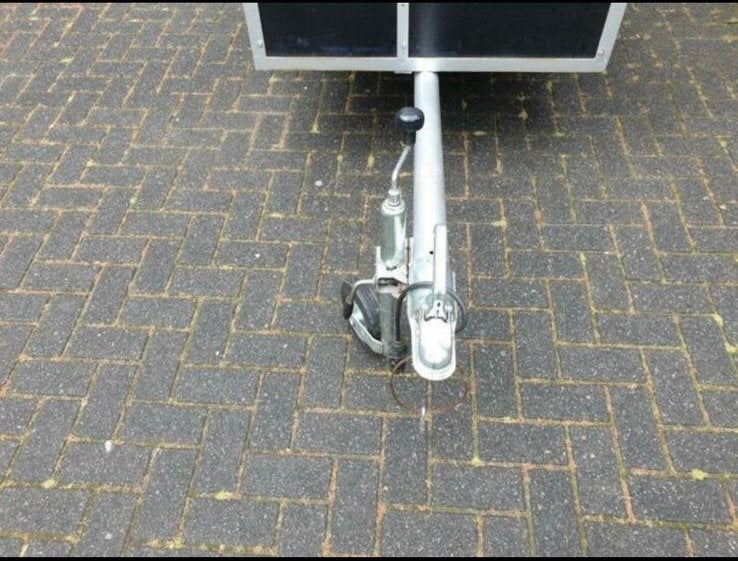 Compacte aanhanger met reling, Ophalen, Gebruikt