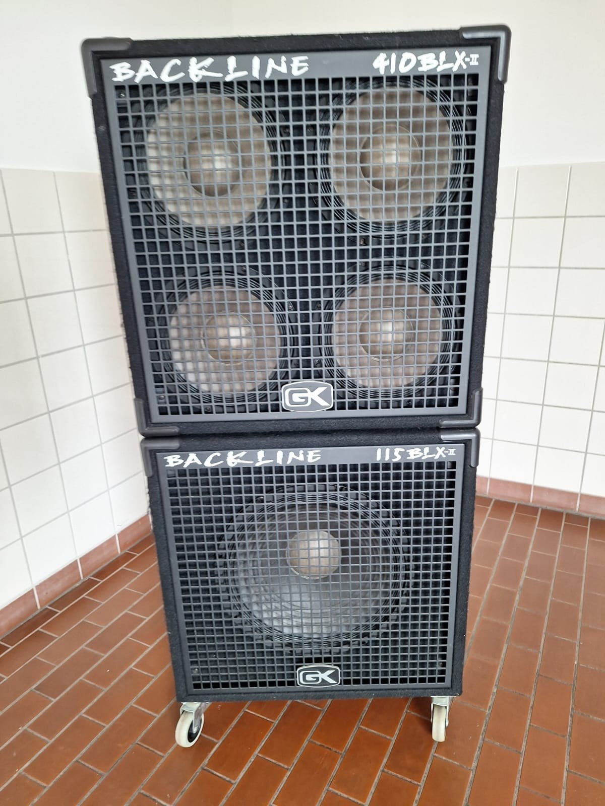 Gallien-Krueger Backline 410BLX-II en 115BLX-II Bass Cabinet, Ophalen