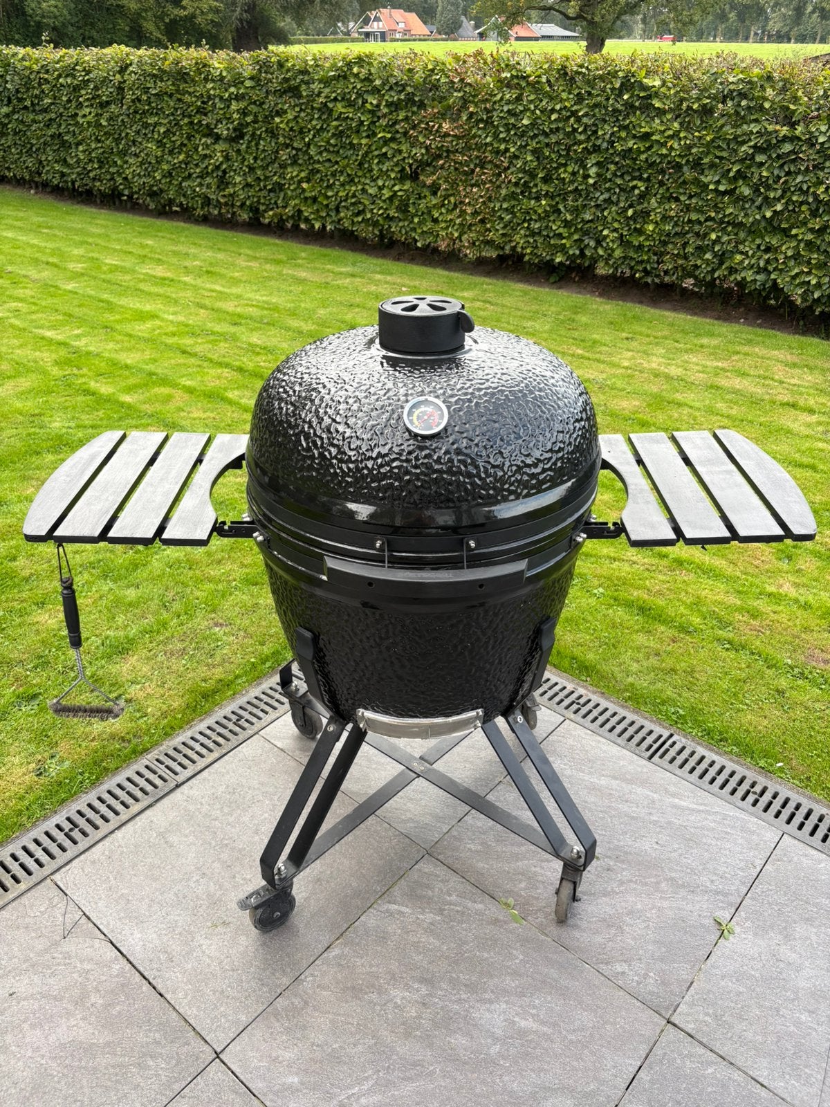 Large kamado XXL BBQ, Ophalen, Zo goed als nieuw, Met accessoires