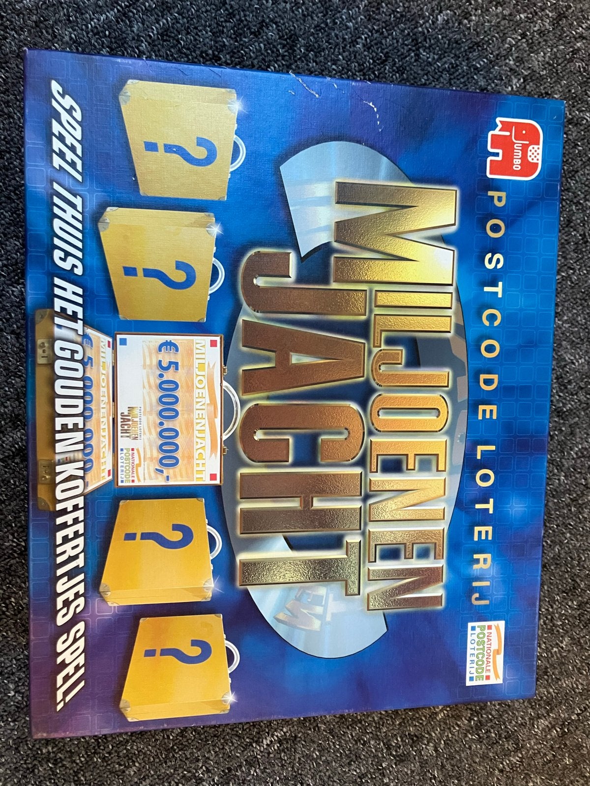 Miljoenenjacht Postcode Loterij Bordspel Jumbo, Drie of vier spelers, Ophalen of Verzenden, Gebruikt
