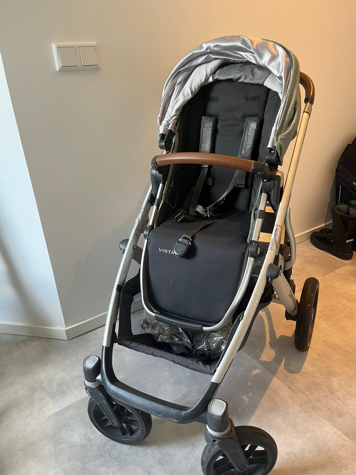 Mooie uppababy vista kinderwagen (veel accessoires!!), Kinderen en Baby's, Kinderwagens en Combinaties, Ophalen, Gebruikt
