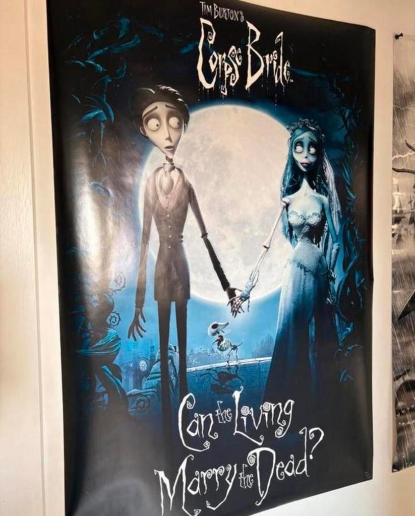 Poster Corpse Bride, Ophalen, Zo goed als nieuw, A1 t/m A3, Film en Tv