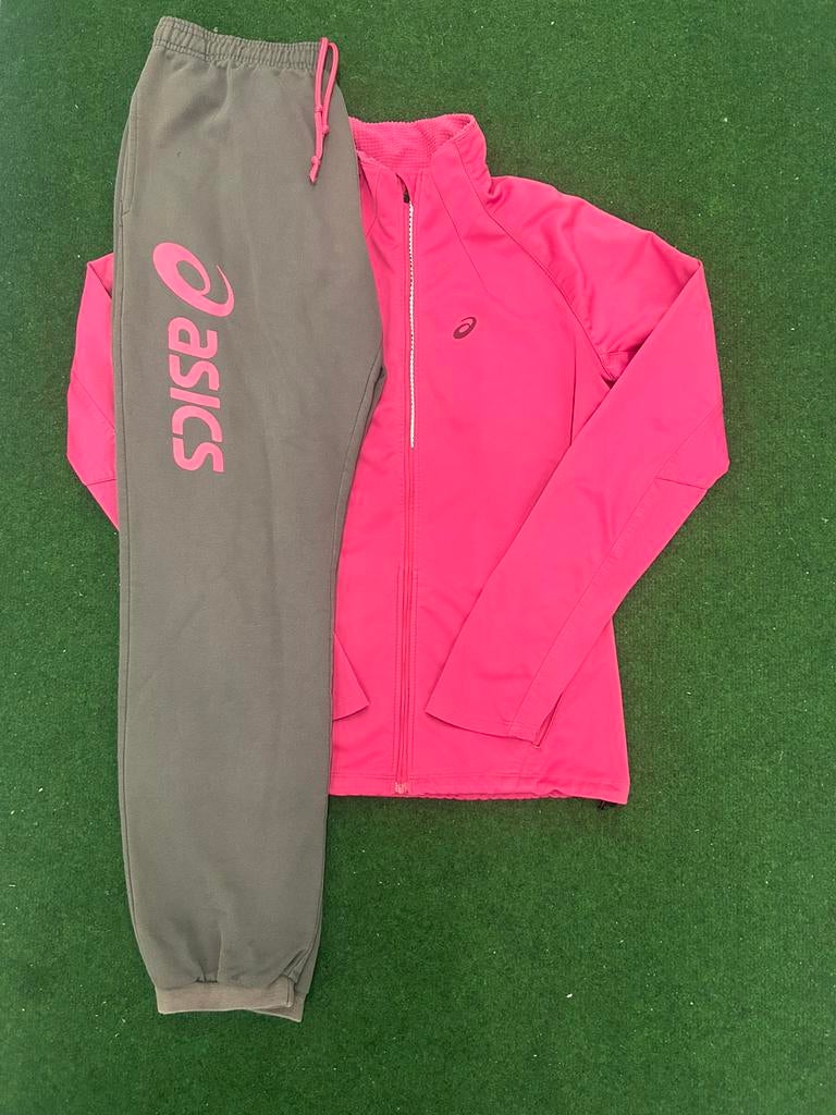 Asics trainingspak lite show icon roze, Kleding | Heren, Sportkleding, Ophalen of Verzenden, Zo goed als nieuw, Roze, Voetbal