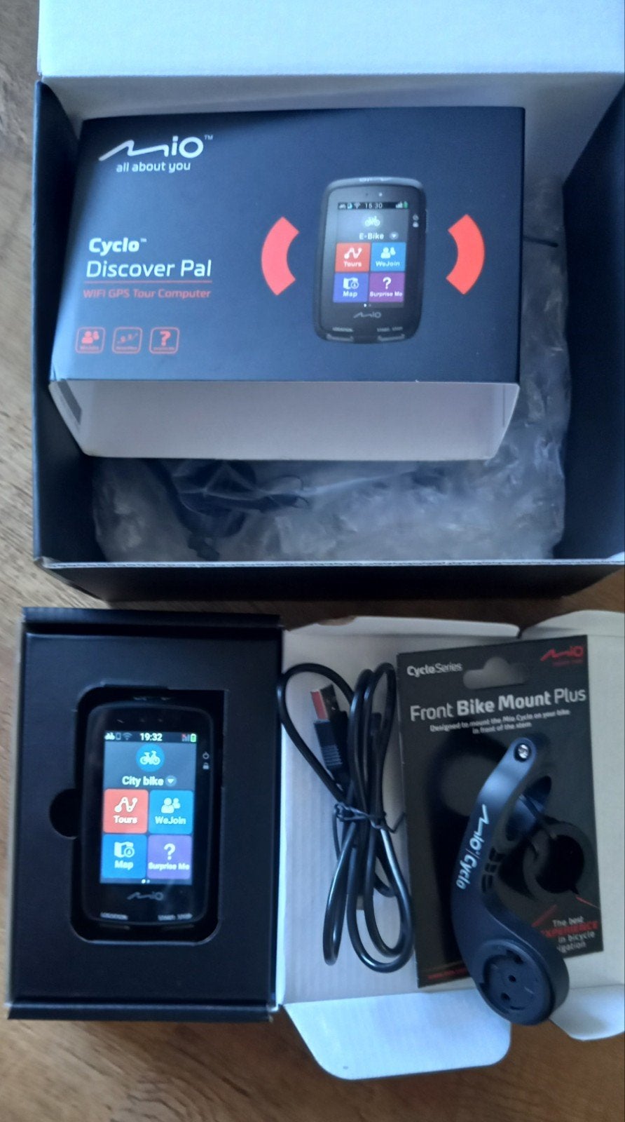 Mio Cyclo Discover Pal GPS Tour Computer Front Bike Mount, Ophalen of Verzenden, Draadloos, Nieuw