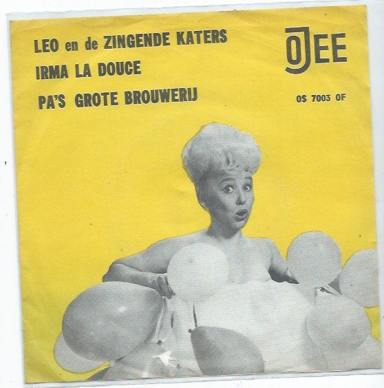 Leo en de zingende Katers- Irma la Douce, Cd's en Dvd's, 7 inch, Ophalen of Verzenden, Zo goed als nieuw, Levenslied of Smartlap