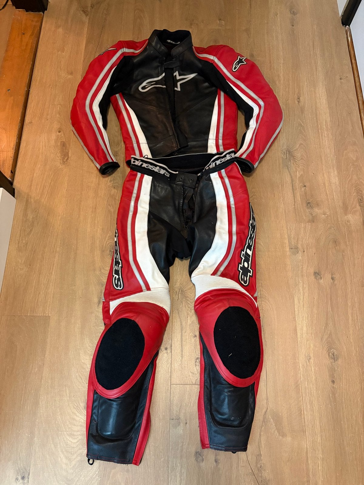 Alpinestars leren combipak (jas en broek), Ophalen, Tweedehands, Dames, Combipak