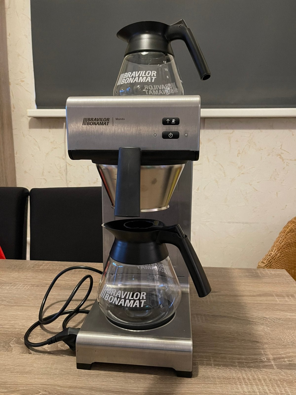 Bravilor Bonamat Mondo snelfilterkoffiezetapparaat, Ophalen, 10 kopjes of meer, Gemalen koffie, Koffiemachine