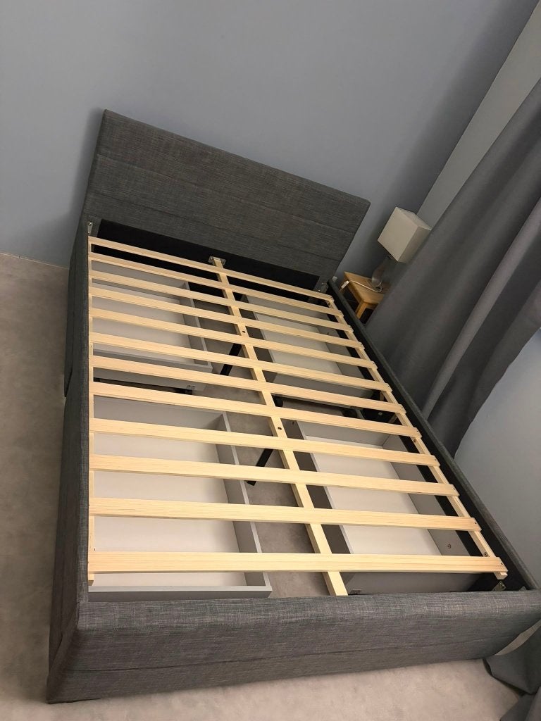 Tweepersoonsbed 140 x 200 - Meubella - zo goed als nieuw, Ophalen, Tweepersoons, 140 cm, Zo goed als nieuw