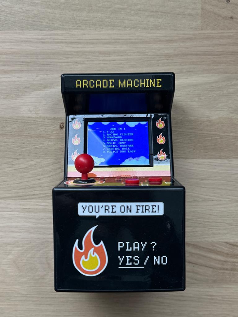 Mini Arcade Machine - 200 in 1 Retro Gaming Console, Ophalen of Verzenden, Zo goed als nieuw