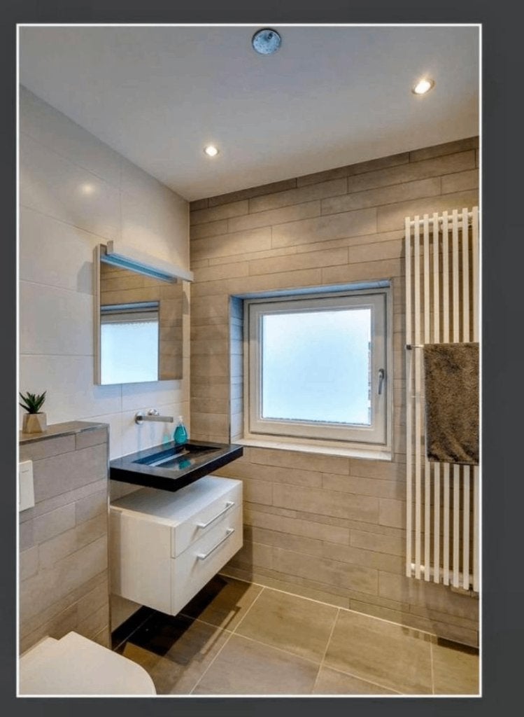 Saniclear Hoya Solid Surface Washbasin 65x45.5x8cm Matt whit, Ophalen, Gebruikt, Steen, Wastafel