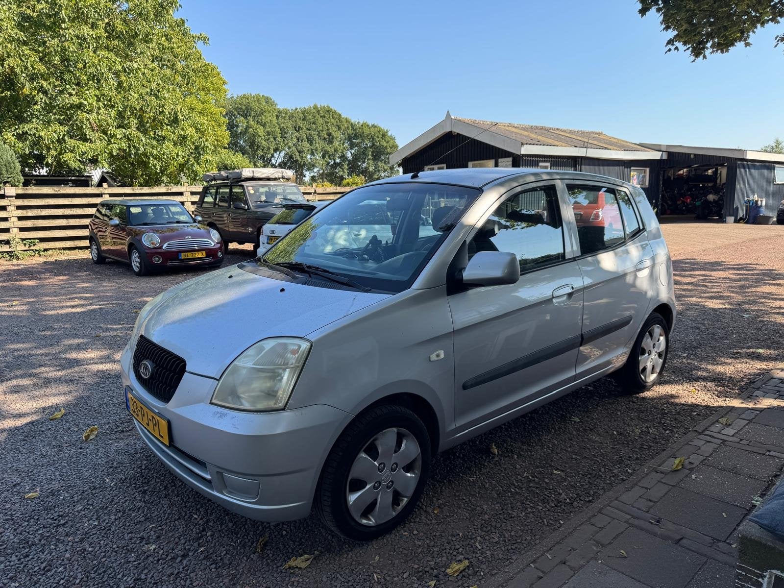 Kia Picanto 1.1 LXE Automaat Met WERK (bj 2004), Auto's, Kia, Stof, Gebruikt, 4 cilinders, Origineel Nederlands