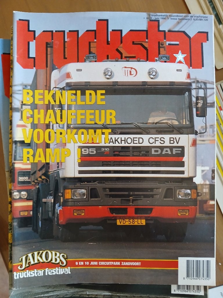 Truckstar Magazine - jr 1986, 1987, 1988, 1989, Ophalen of Verzenden, Gelezen, Overige typen