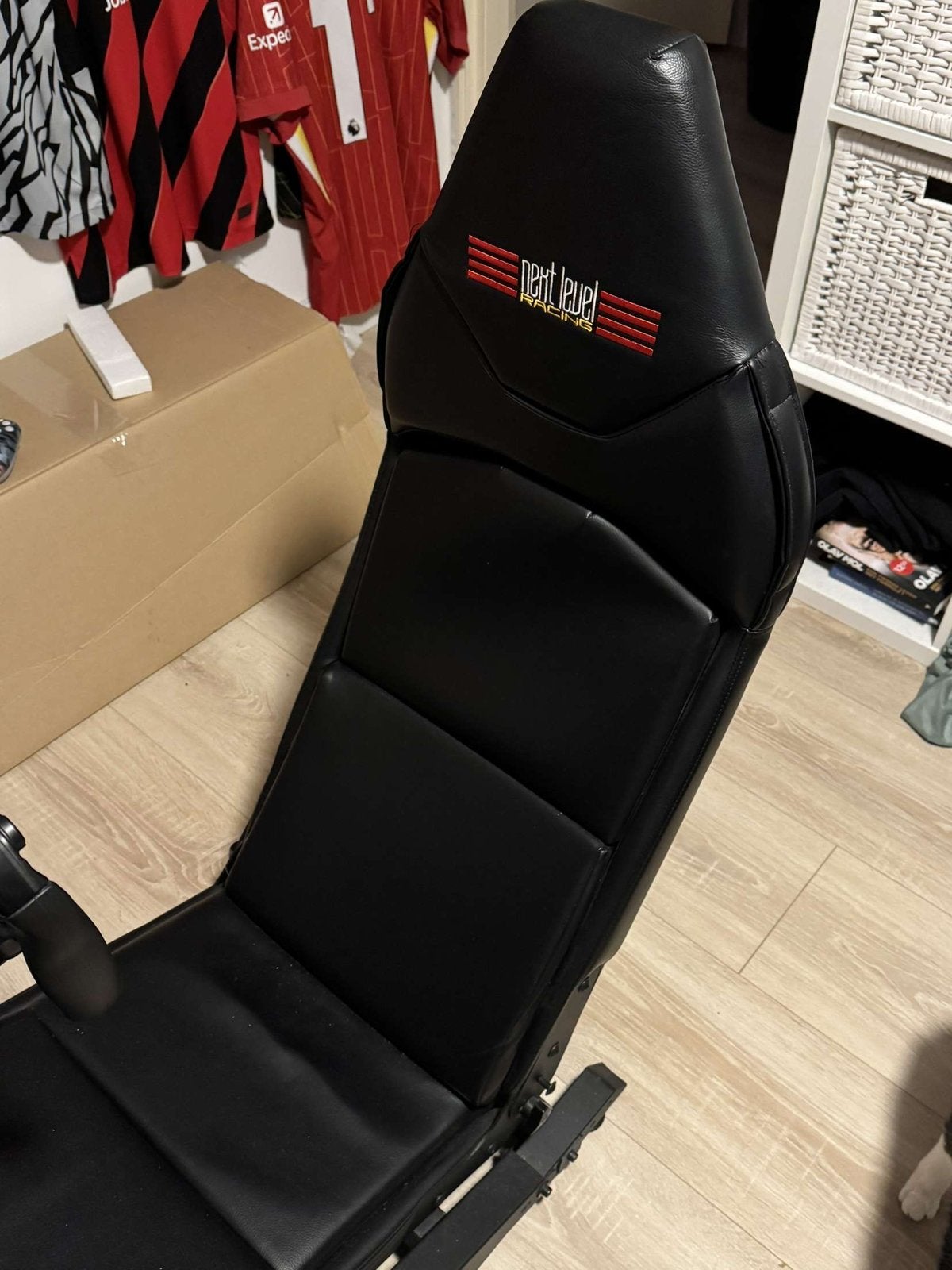 PS5/PC/XBOX race setup Thrustmaster, Spelcomputers en Games, Ophalen, Racestoel, Gebruikt, Force feedback