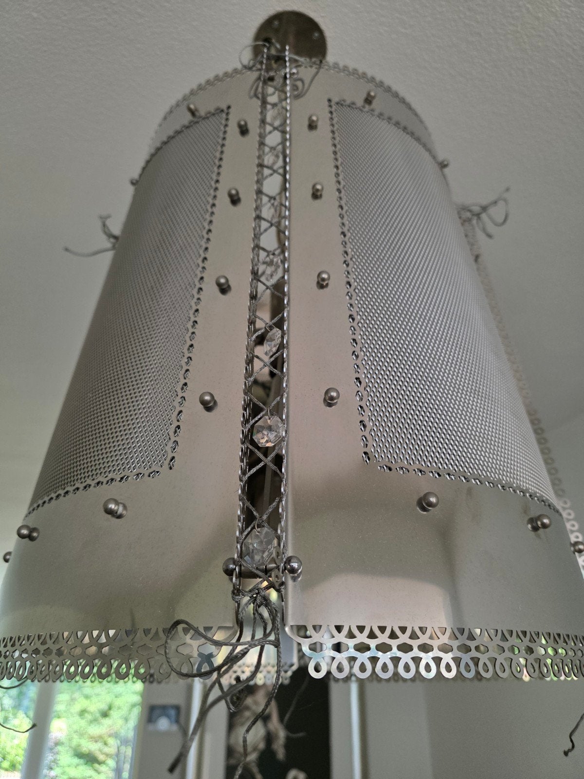 Brand en van Egmond hanglamp, Ophalen of Verzenden, Gebruikt, Metaal, Designer lamp, afmetingen: hoogte 70 cm
