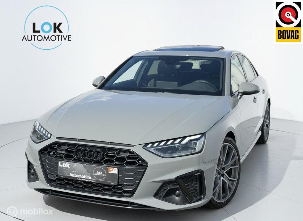 Audi A4 Limousine 40 TFSI quattro S edition DAK|MATRIX|SLINE, Auto's, Audi, Gebruikt, Zwart, 4 cilinders, A4
