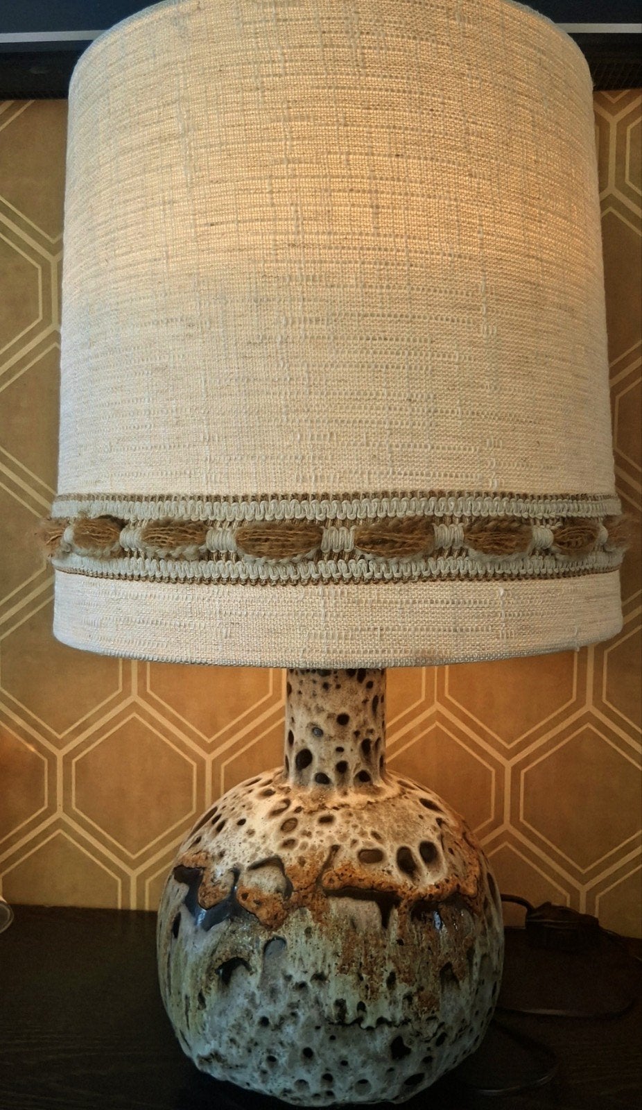 Huhstadt Leuchte J 70 Fat Lava Tafellamp 63 cm met Originele, Ophalen of Verzenden