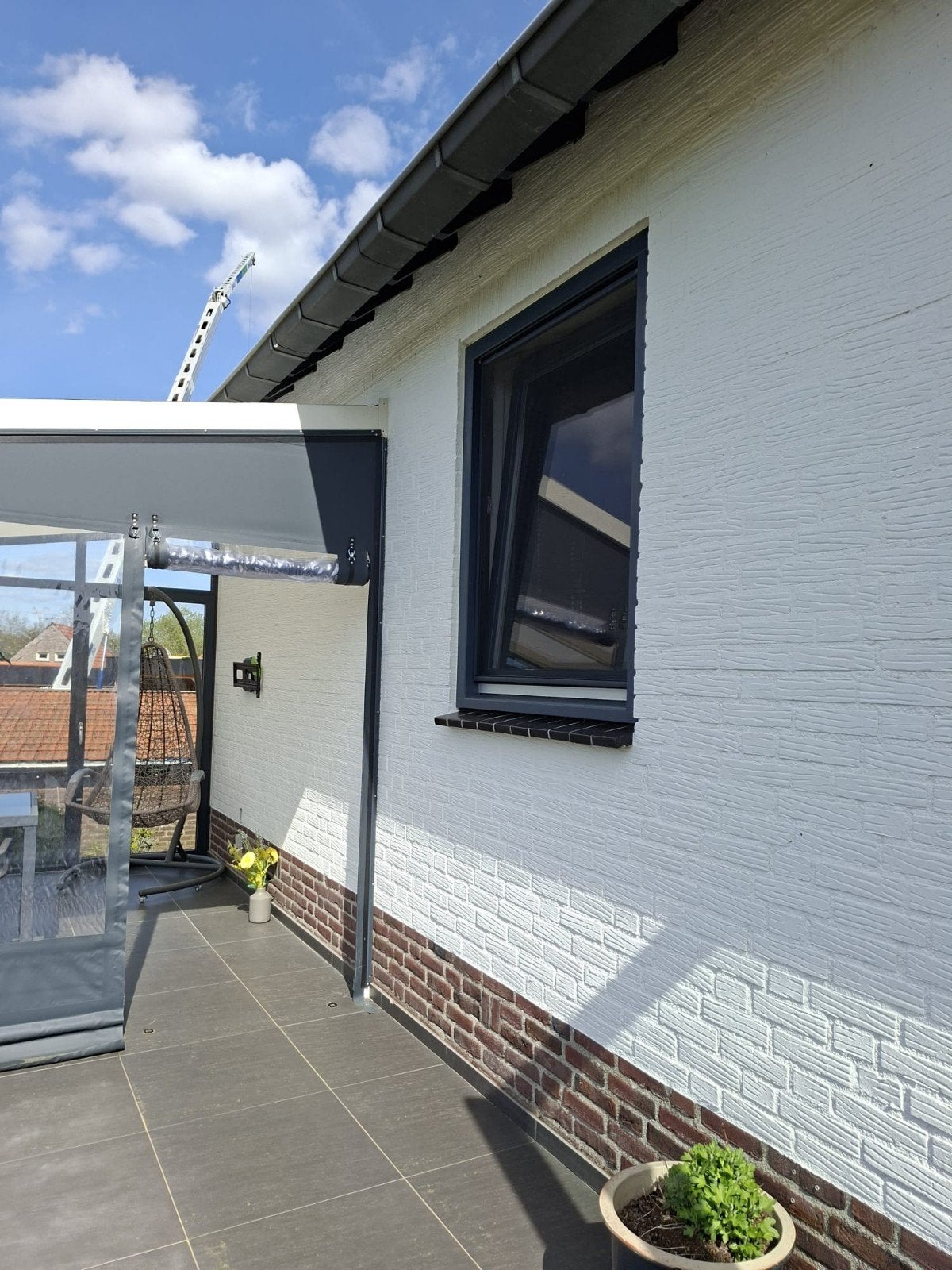 Overkapping/serre, Tuin en Terras, Ophalen of Verzenden, Gebruikt