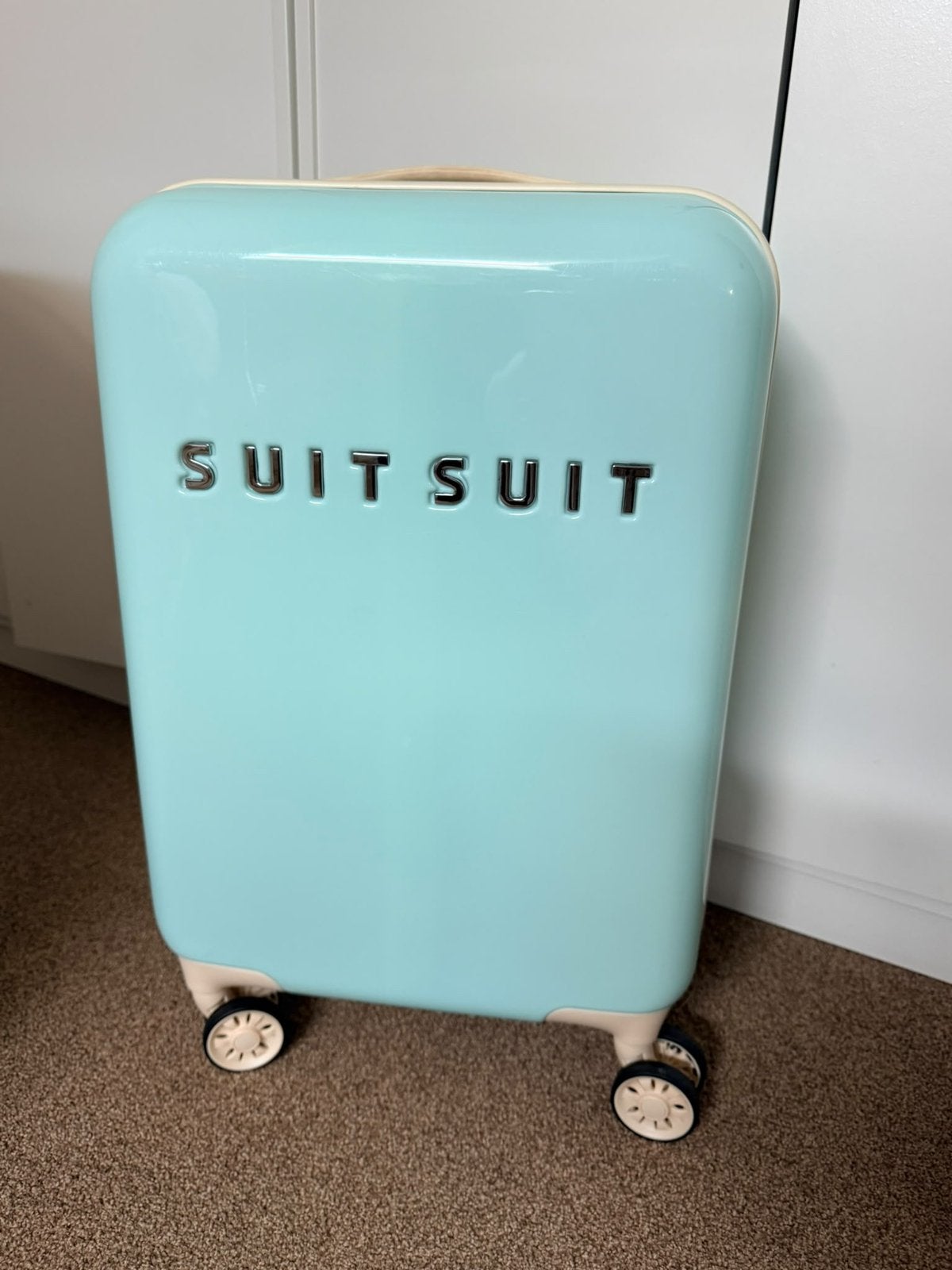 Suitsuit trolley incl beschermhoes, Ophalen, Zo goed als nieuw, Hard kunststof