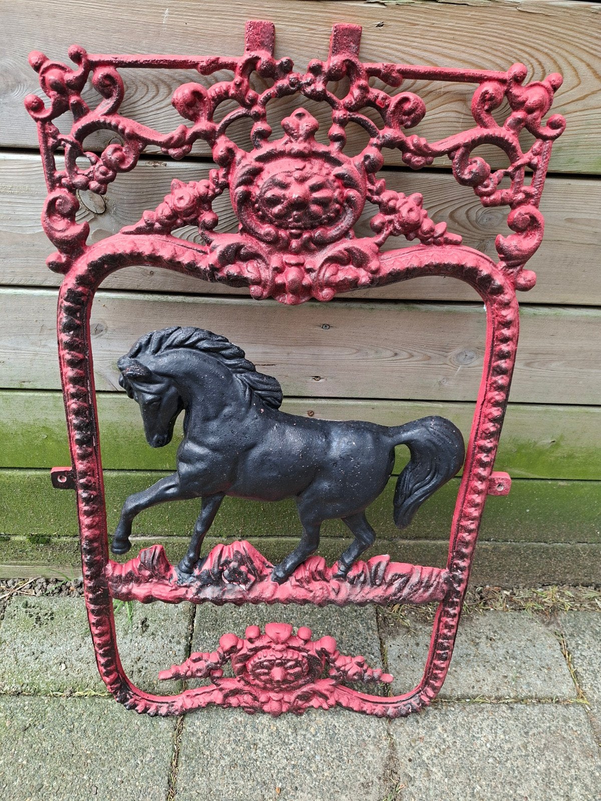 Gietijzer wand decoratie zeer moou pronkstuk, Ophalen