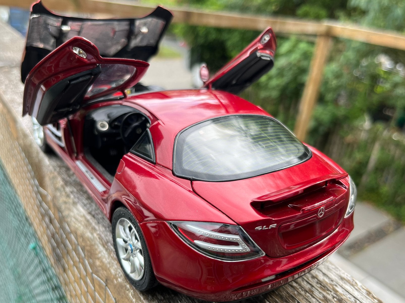 Mclaren SLR CMC 1/18, Ophalen, Zo goed als nieuw, Auto, Overige merken