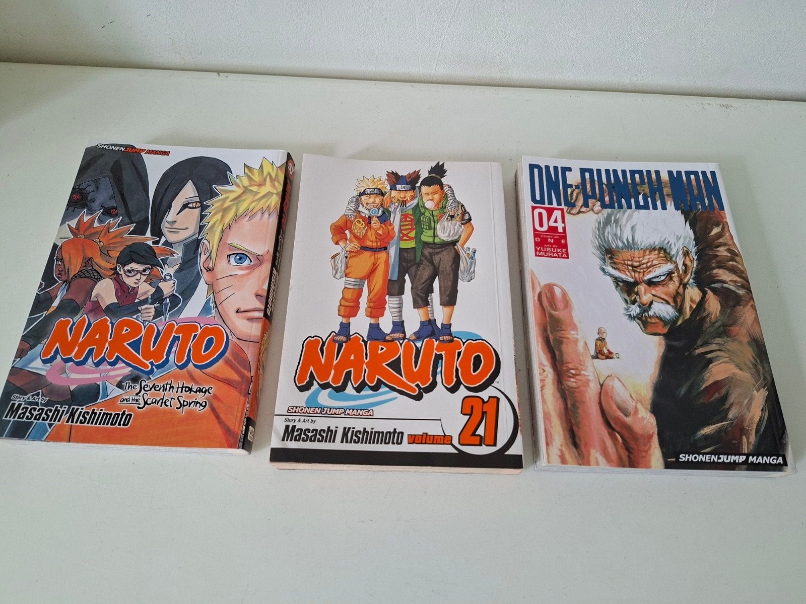 Naruto en One-Punch Man Manga Bundel Engels, Meerdere stripboeken, Ophalen of Verzenden, Zo goed als nieuw