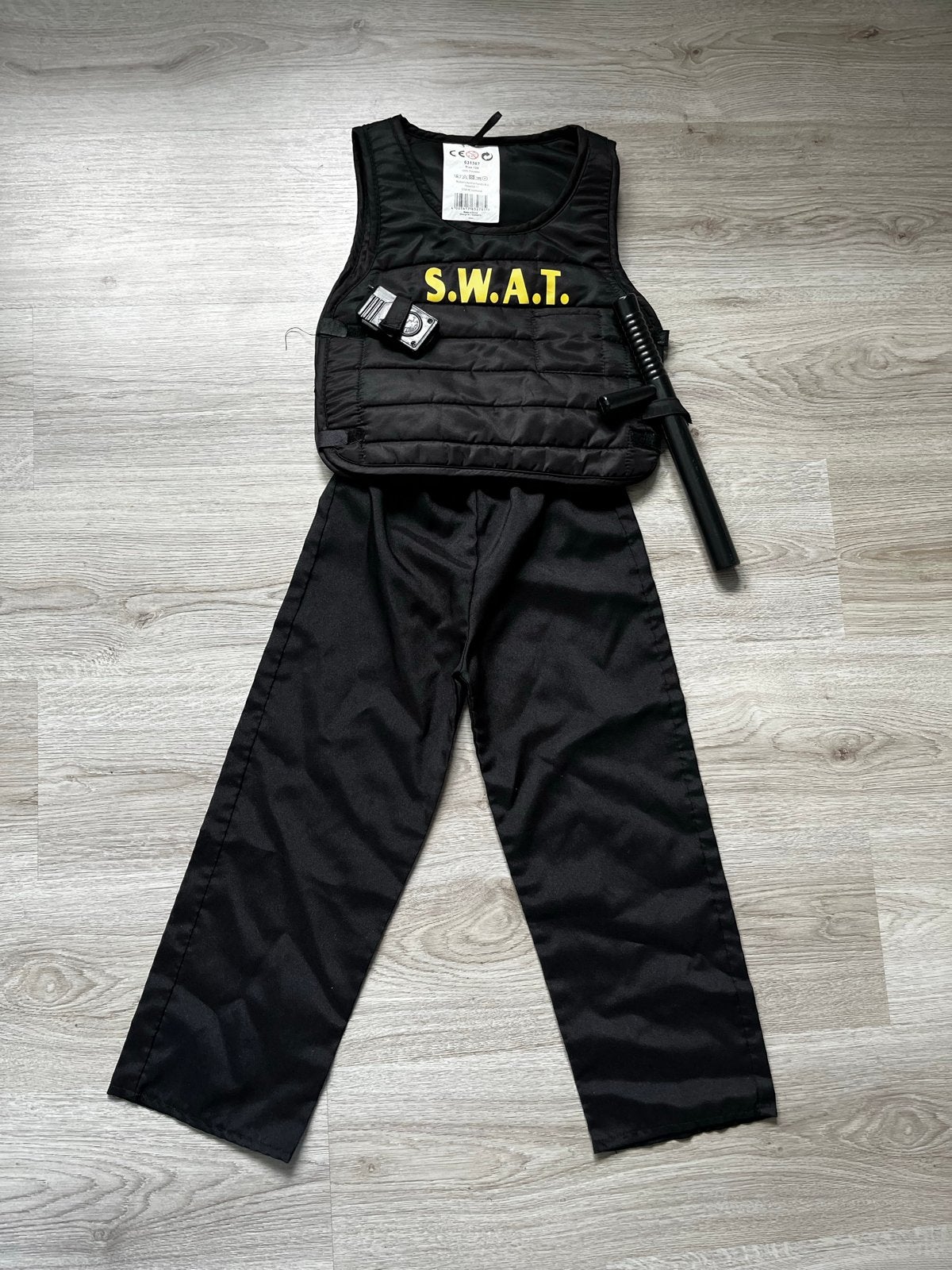 S.W.A.T. kostuum voor kinderen - Maat 128, Ophalen, Gebruikt, 122 t/m 128, Jongen of Meisje