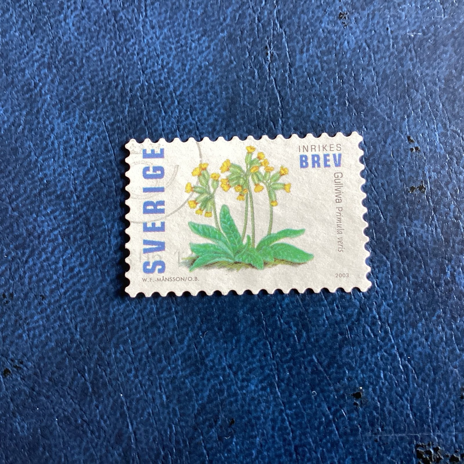 Zweden 2003 - Mi.2351-Gullviva Primula veris, Verzenden, Zweden, Gestempeld