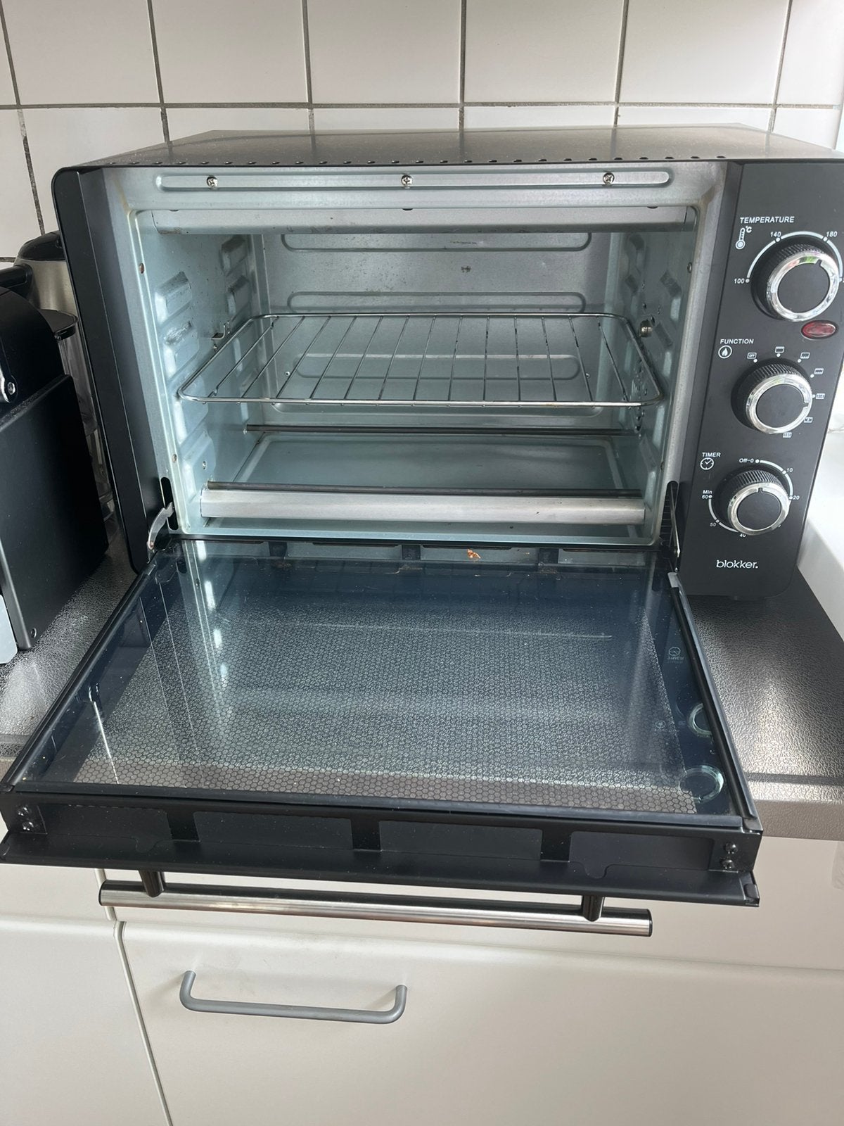 Blokker oven / gril, Witgoed en Apparatuur, Ovens, Ophalen of Verzenden, Zo goed als nieuw, Minder dan 45 cm