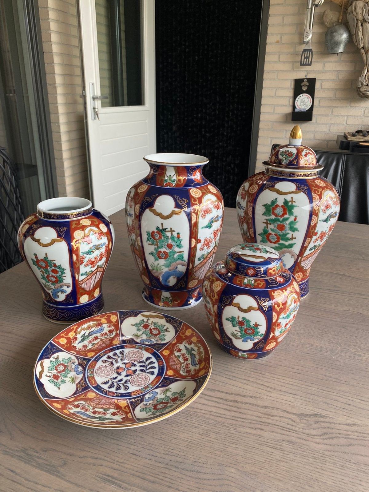 Te koop Gold Imari, Ophalen