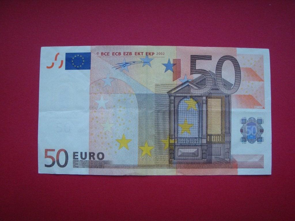 Kavel bankbiljet Nederland 50 Euro Duisenberg 2002., Verzenden, Overige landen, 50 euro, Los biljet