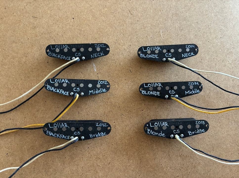 Lollar Sixty Four & Vintage Blonde Stratocaster pickup set, Ophalen of Verzenden, Nieuw, Solid body, Fender