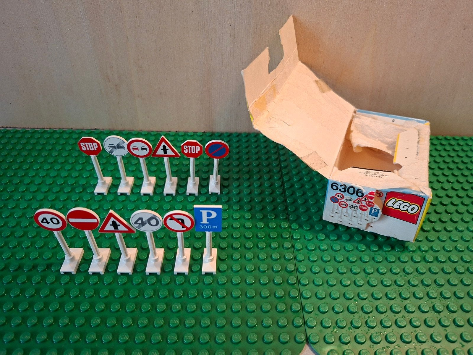 Lego Verkeersborden Set 6306 met Originele Doos, Ophalen, Gebruikt, Overige merken