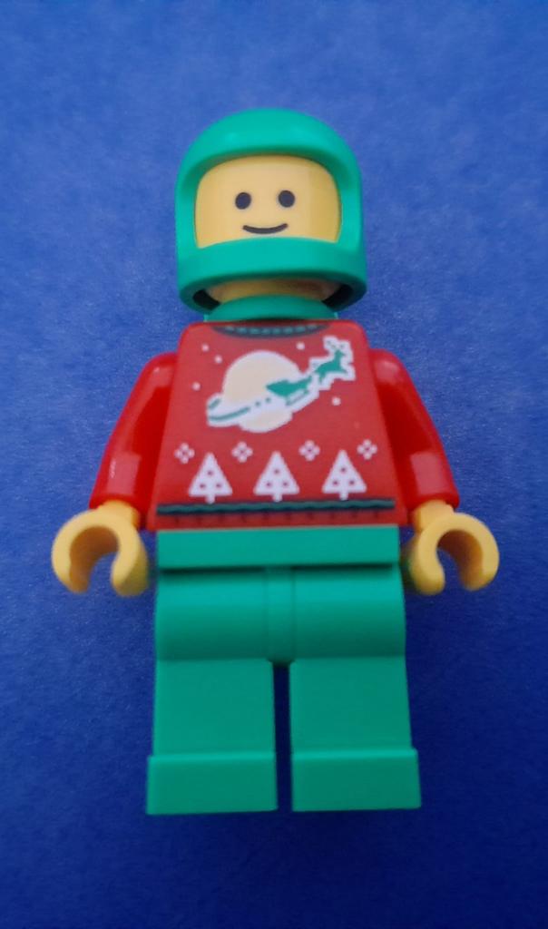 NIEUW lego poppetje kerst trui torso met classic space logo, Lego, Nieuw, Ophalen of Verzenden, Minifiguur