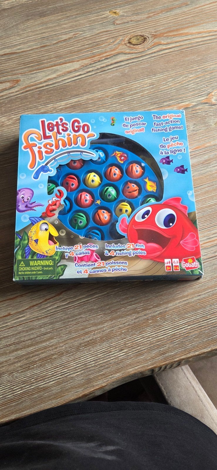 Let's Go Fishin' - Origineel snel actie visspel, Ophalen of Verzenden, Zo goed als nieuw, Jongen of Meisje