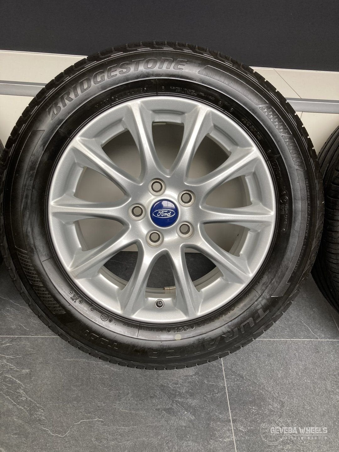 16” originele Ford Mondeo MK4 velgen + banden 5x108 DS7C-100, -, Banden en Velgen, Ophalen of Verzenden, Zomerbanden