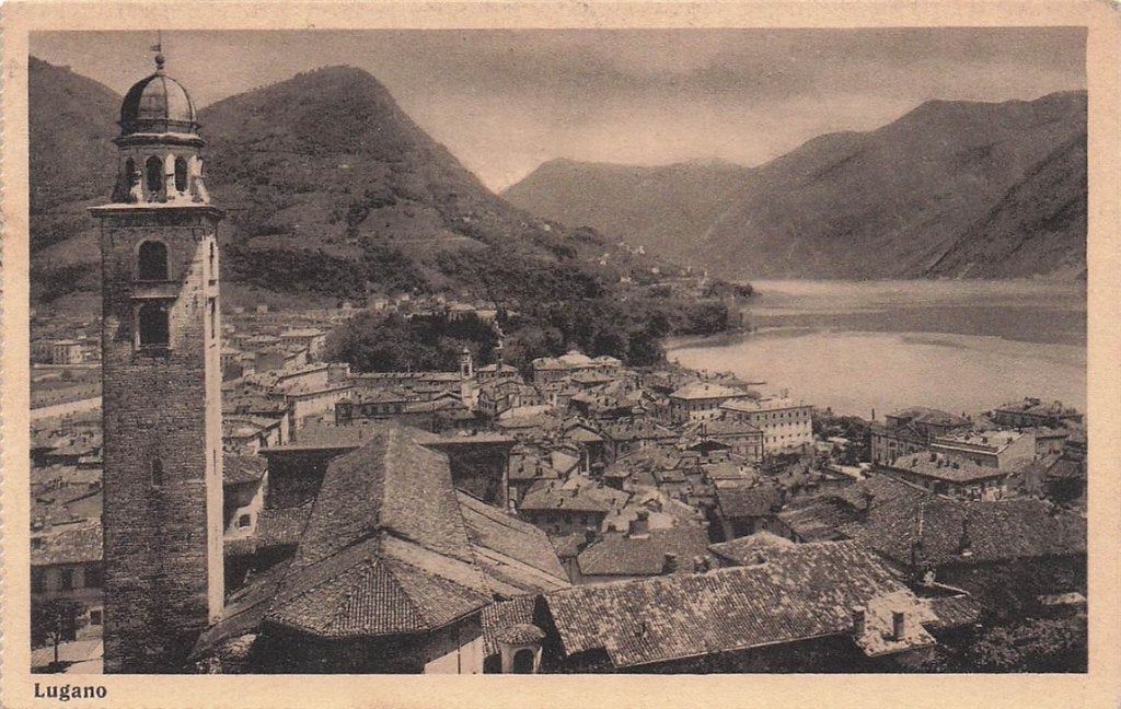 702-451-009 Lugano, Verzenden, Voor 1920, Overig Europa