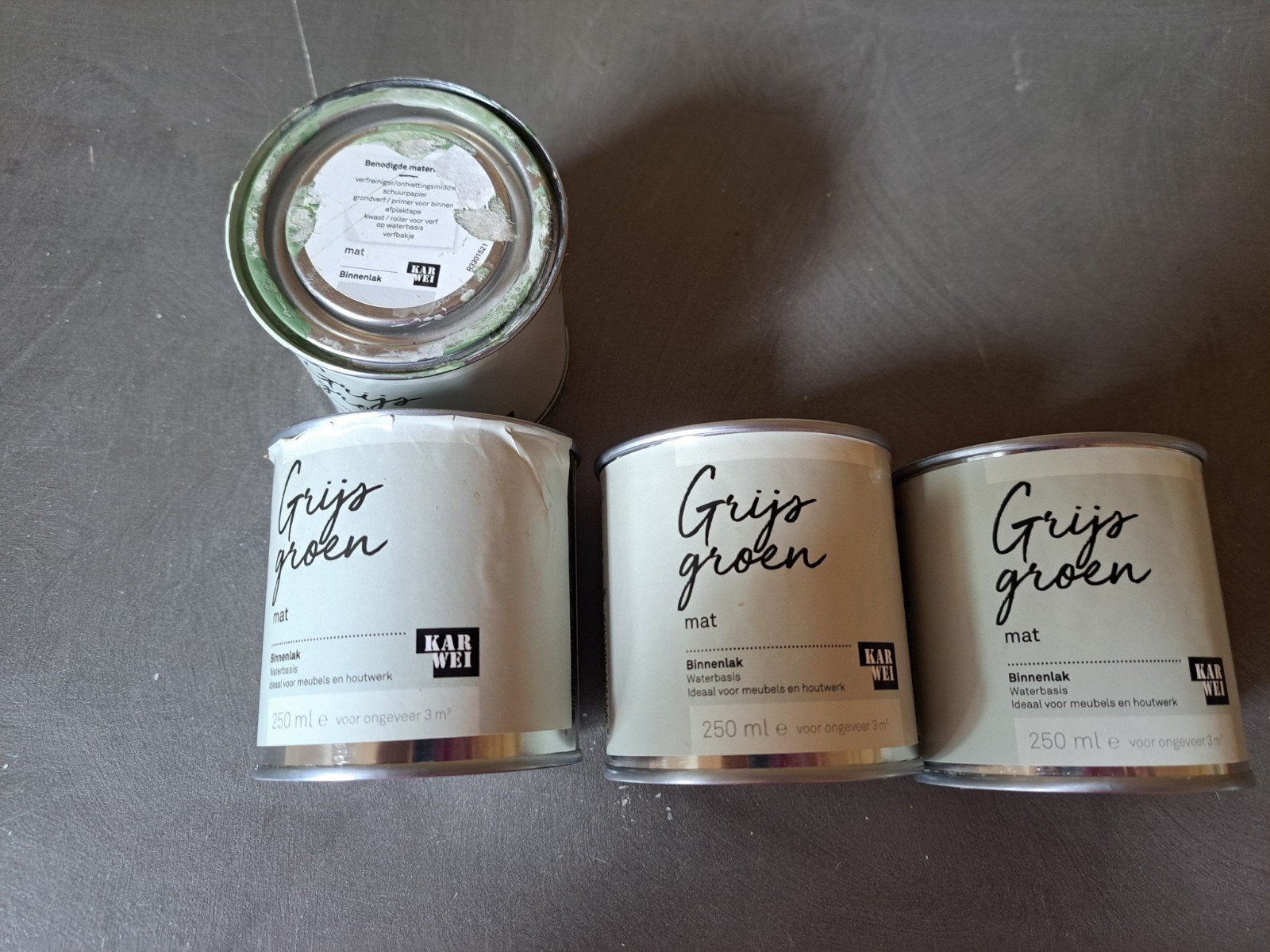 Grijs groene binnenlak, Ophalen of Verzenden, Nieuw