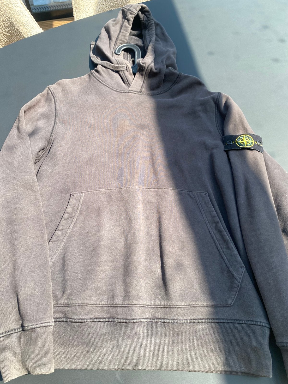 Stone Island hoodie, Ophalen of Verzenden, Zo goed als nieuw, Maat 48/50 (M), Grijs
