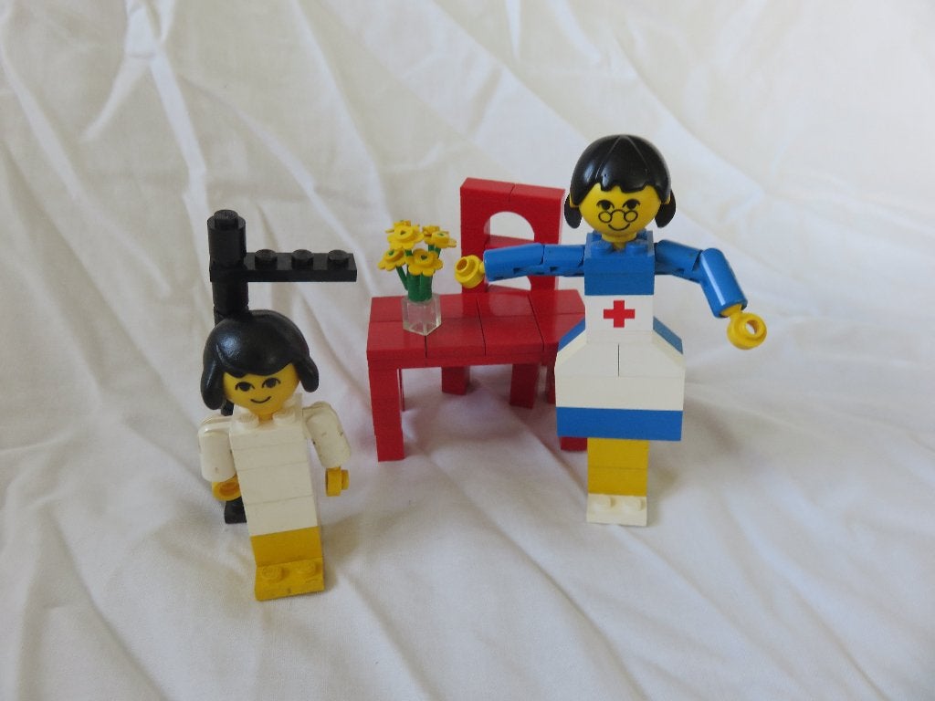 Lego building set with people, set 276 Doctor's Office, Gebruikt, Overige thema's, Lego, Ophalen of Verzenden