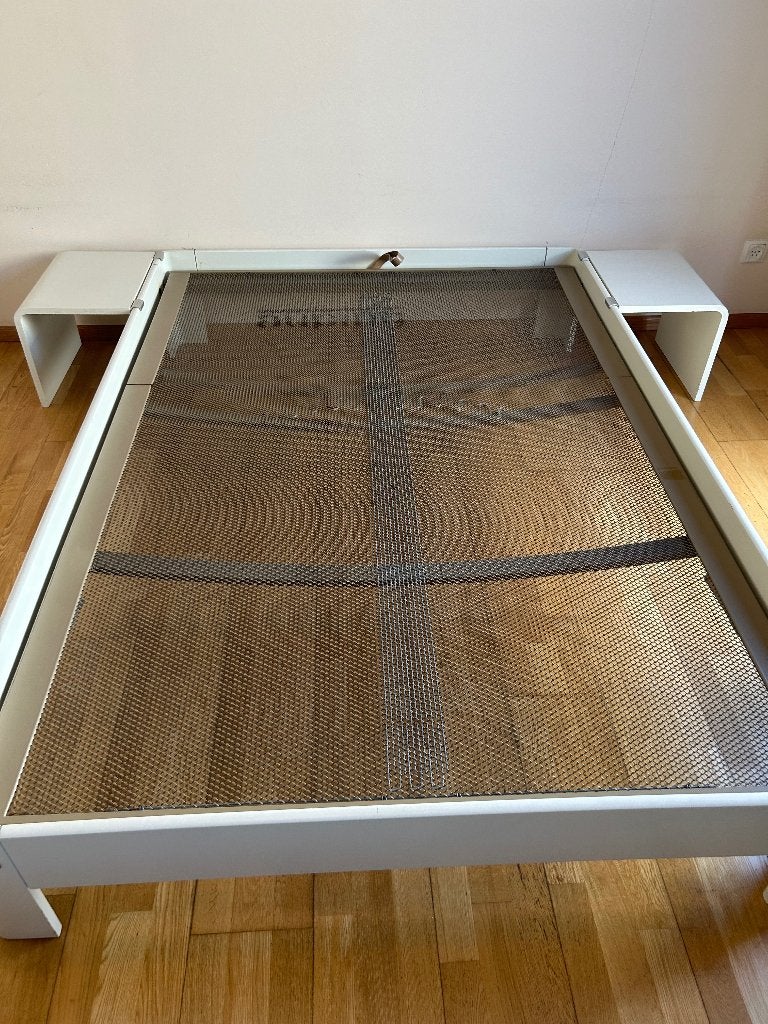 Auping bed auronde, Huis en Inrichting, Slaapkamer | Bedden, Ophalen, Wit, Tweepersoons, 140 cm