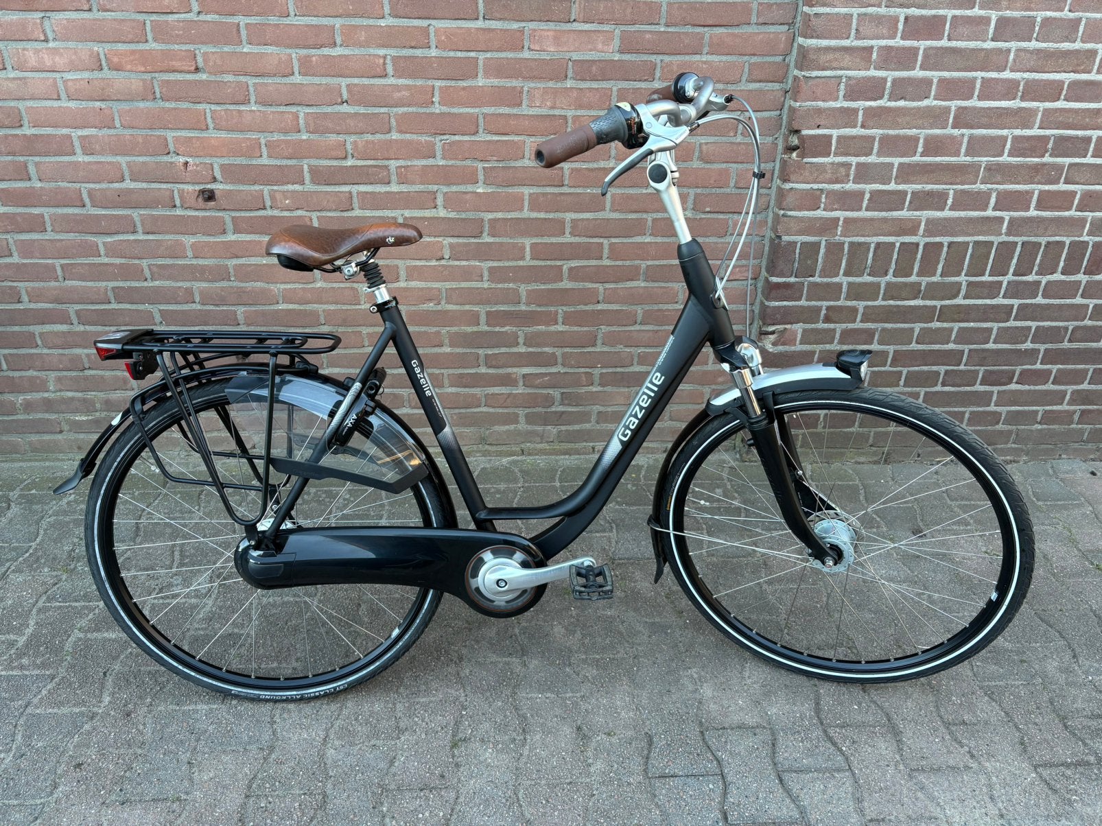 Zo goed als nieuw! Gazelle Orange C7+ damesfiets 57cm7versn, Ophalen, Gebruikt, Versnellingen, 56 cm of meer