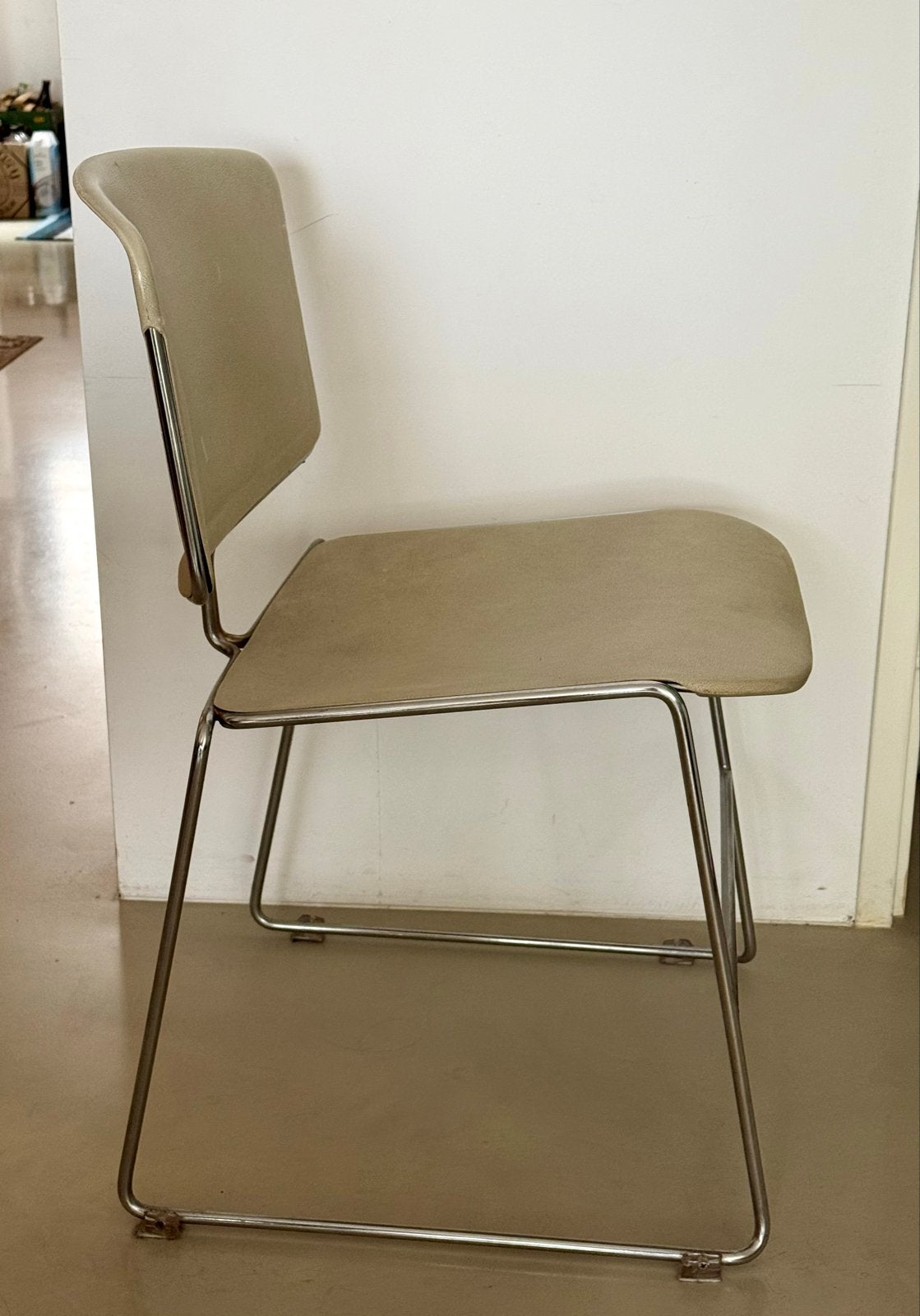 Max Stacker Steelcase conferentiestoel mid century, Huis en Inrichting, Stoelen, Ophalen, Gebruikt, Mid century, Overige kleuren