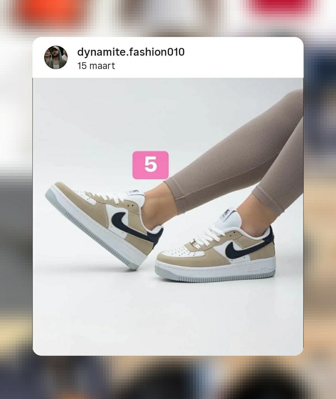 N!k€ dames sneakers, Ophalen of Verzenden, Zo goed als nieuw, Sneakers of Gympen